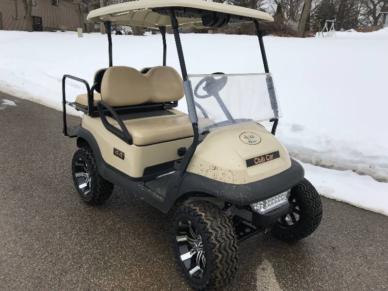 2014 Club Car Precedent Electric Lifted 4 Passenger Golf Cart