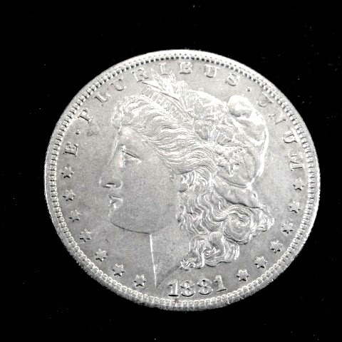 1881 S Morgan Silver Dollar