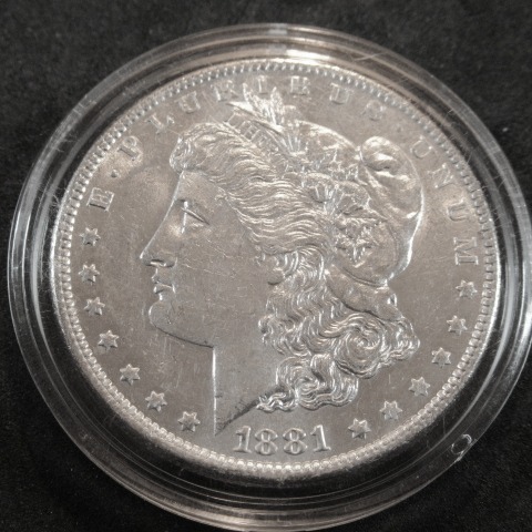 1881 O Morgan Silver Dollar