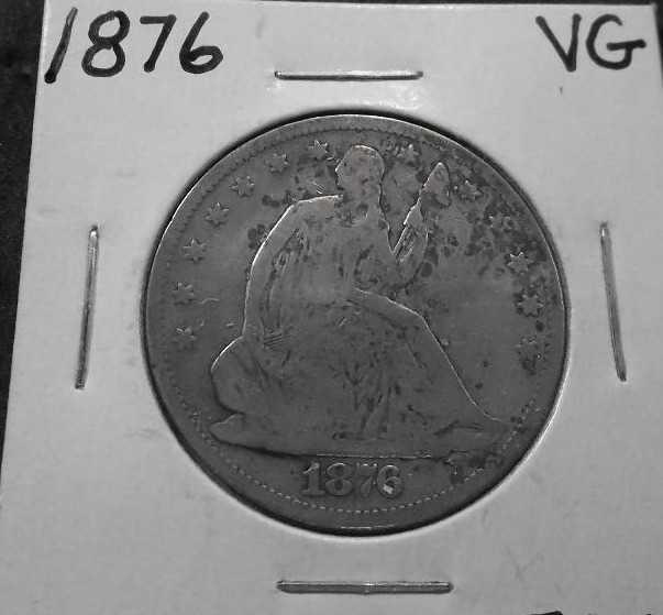 1876 Seated Liberty Half Dollar