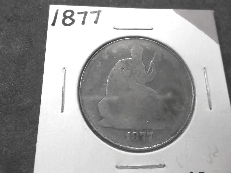 1877 Seated Liberty Half Dollar