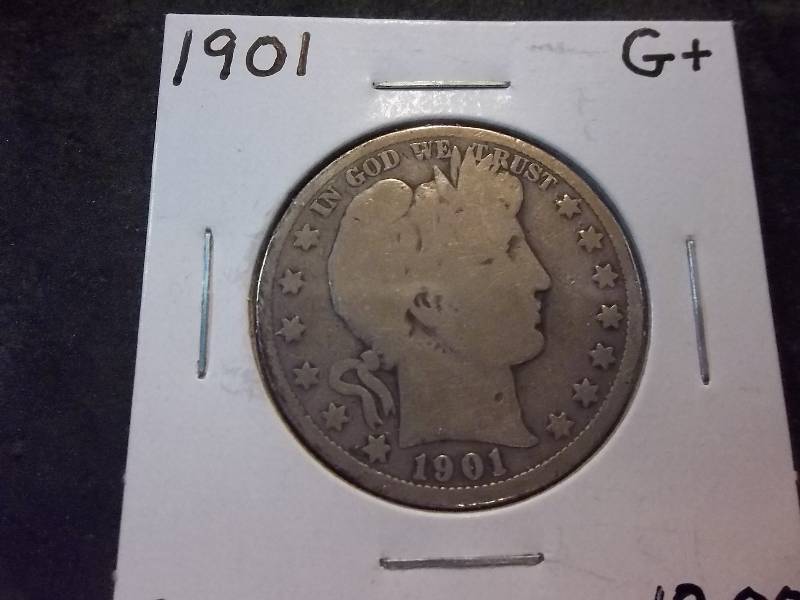 1901 Barber Half Dollar