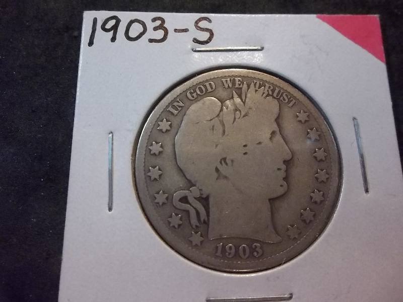 1903 S Barber Half Dollar