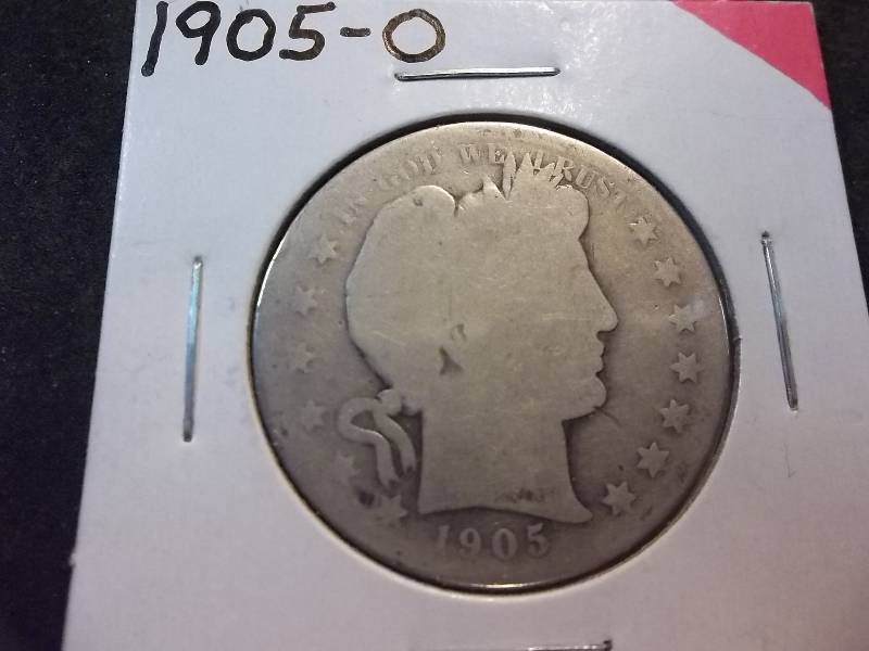 1905 O Barber Half Dollar