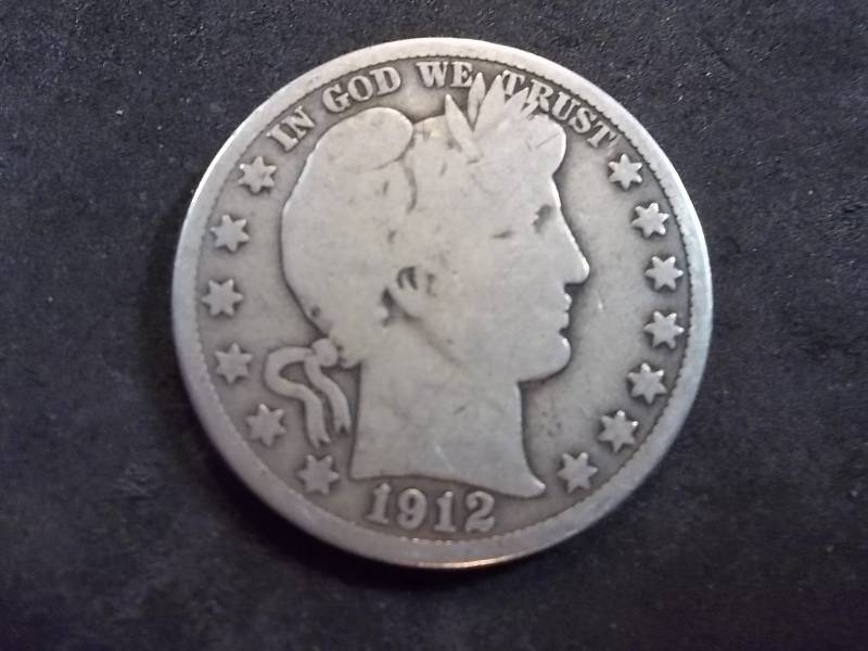 1912 D Barber Half Dollar