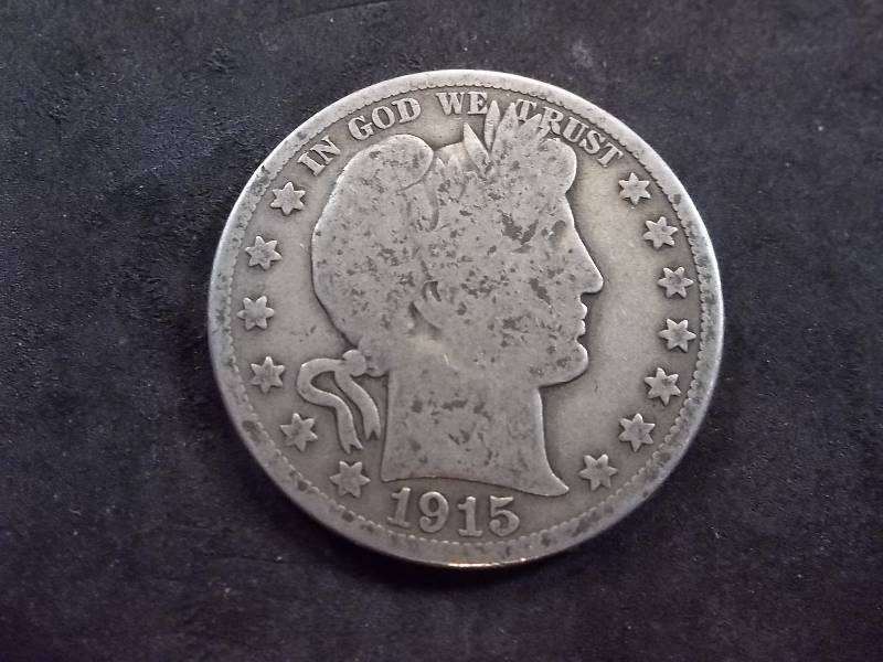 1915 D Barber Half Dollar