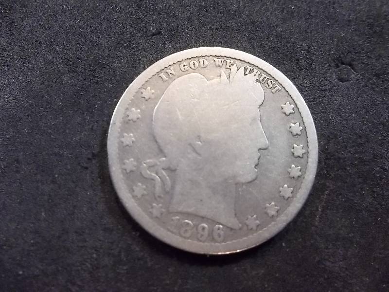1896 Barber Quarter