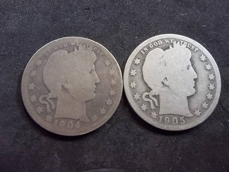 1904, 1905 Barber Quarters