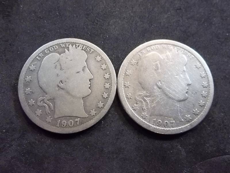 1907, 1907 O Barber Quarters