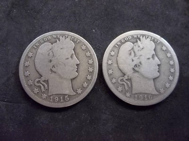 1915, 1916 Barber Quarters