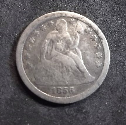 1856  Seated Liberty Dime