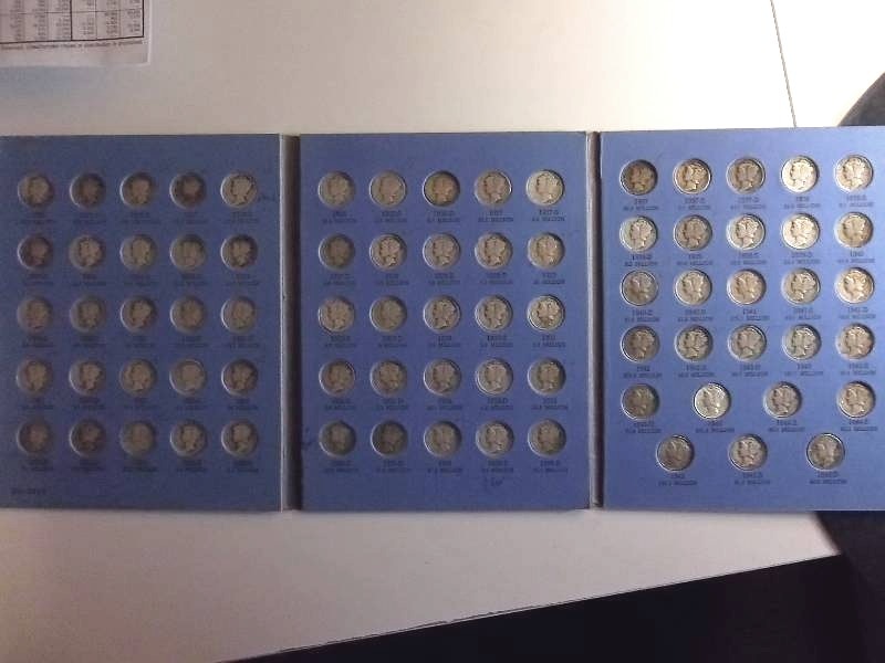 Mercury Dime Collection