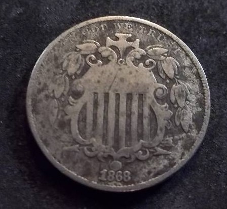 1868 Shield Nickel