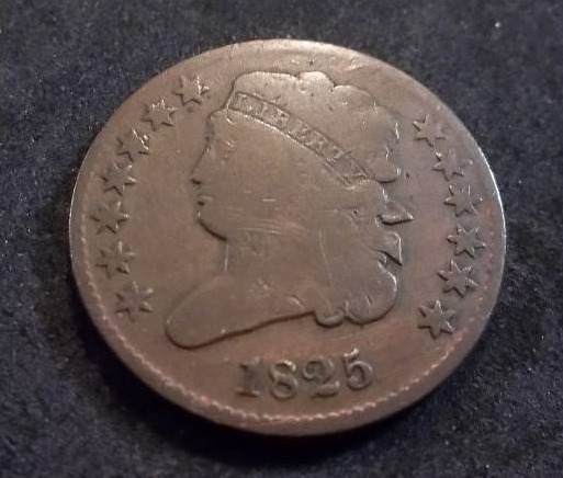 1825 Half Cent
