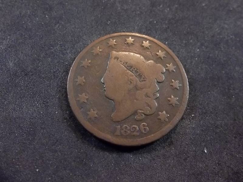 1826 Coronet Large Cent