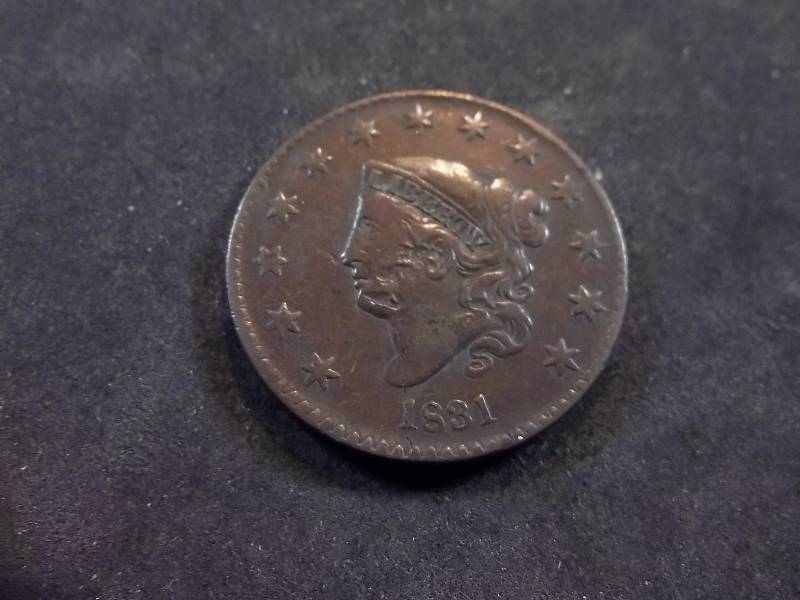 1831 Large Cent Large Letters
