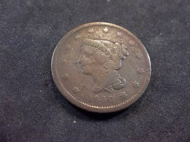 1840 Large Cent Small Date