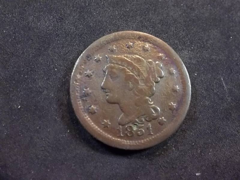 1851 Large Cent
