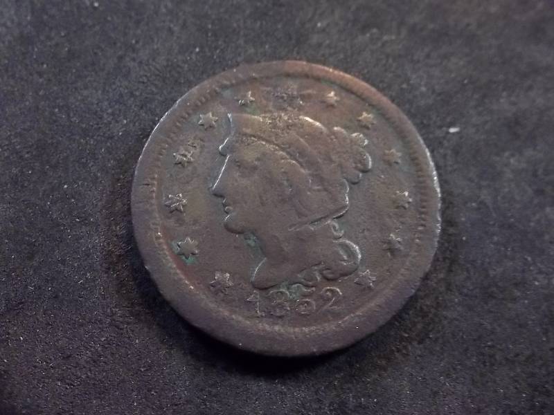 1852 Large Cent