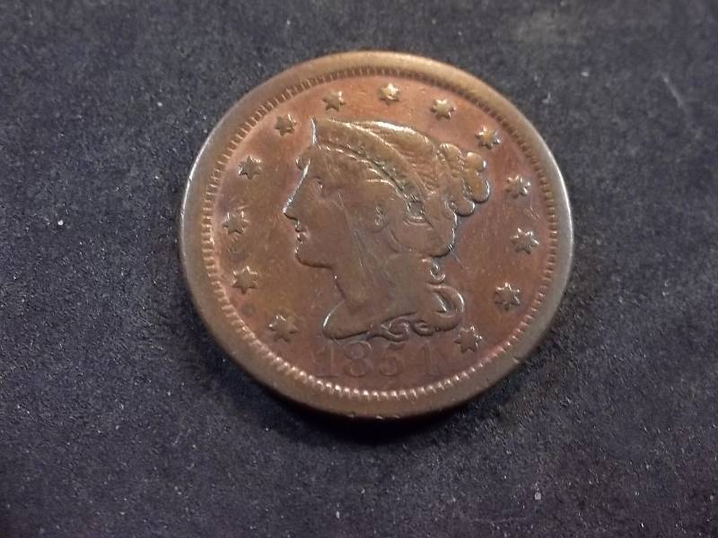 1854 Large Cent