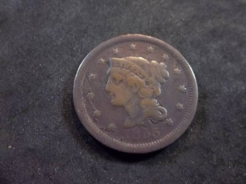 1855 Large Cent (Upright 5s)