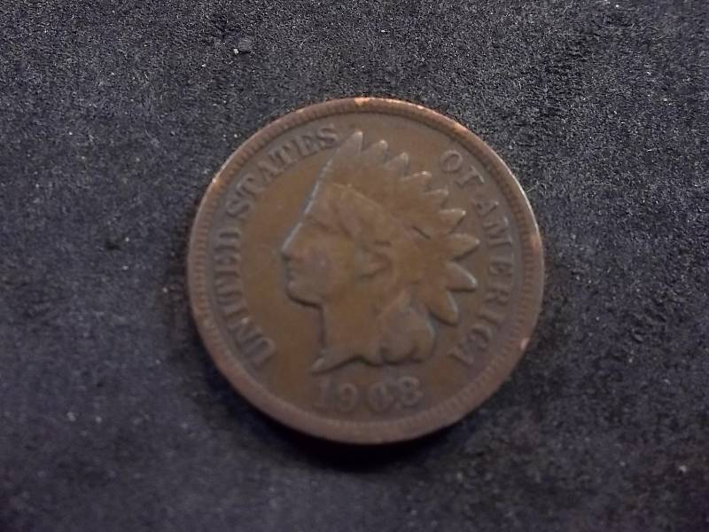 1908 Indian Head Cent