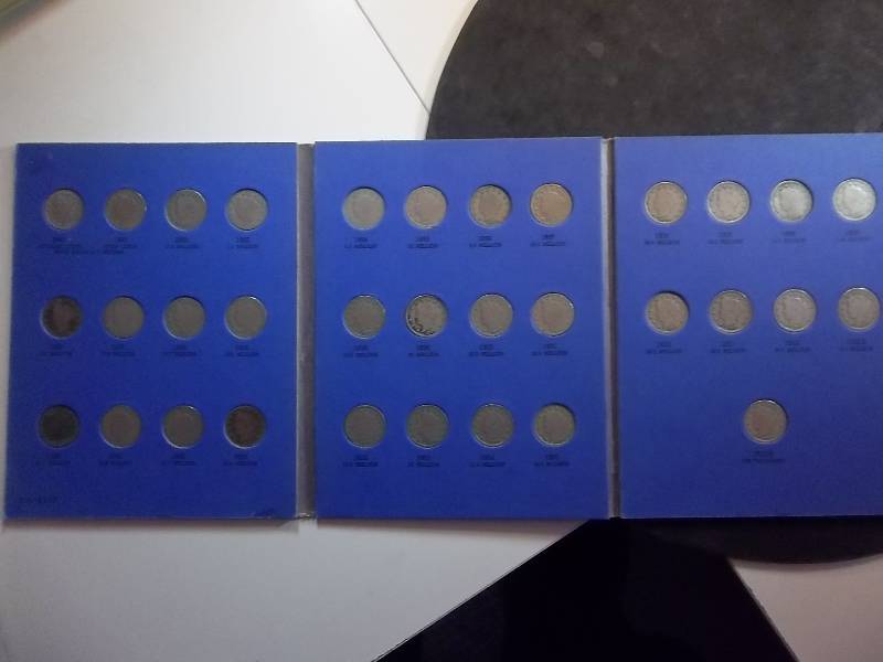 Full Set Of Liberty V-Nickels 1883-1912