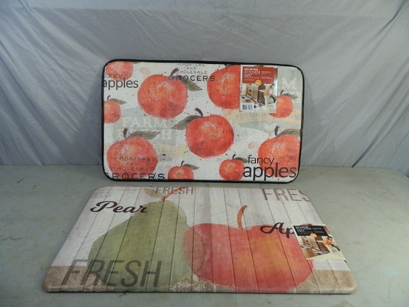 2 New Anti Fatigue Kitchen Rugs