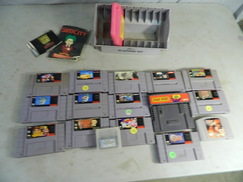 Super Nintendo Games and Holders