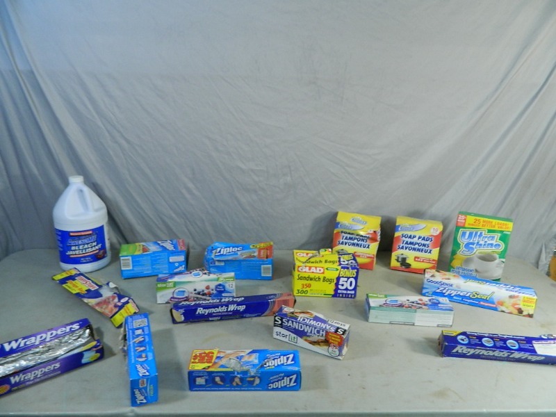 Cleaning Supplies and Kitchen Stuff