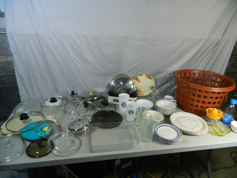 Starbucks Mugs, Glass Citrus Juicer, More