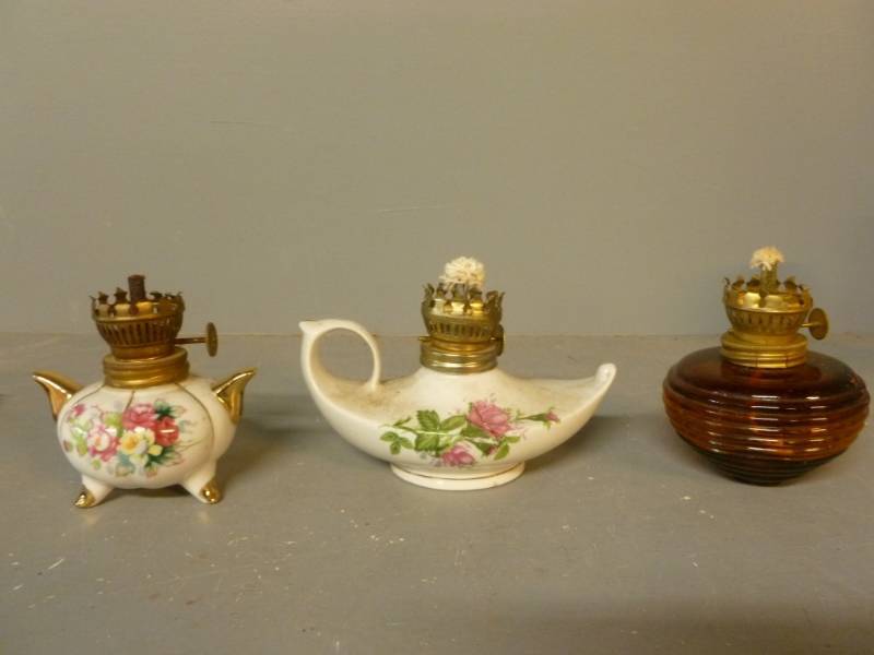 lot 77 image: Oil Lamps