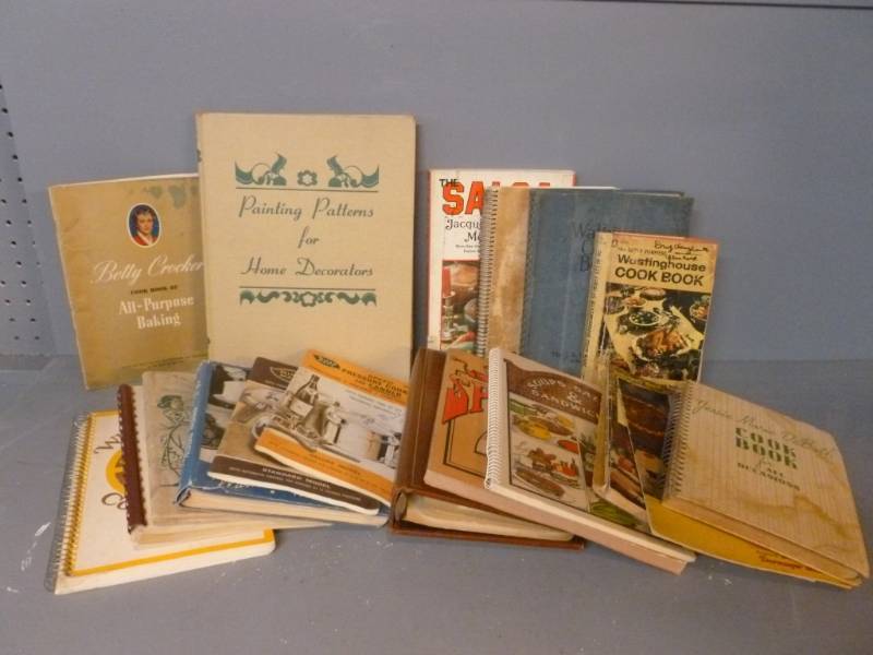 lot 131 image: Vintage Cookbooks