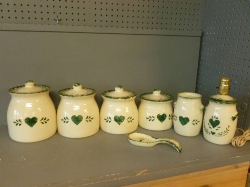 lot 211 image: Kitchen Canister Set