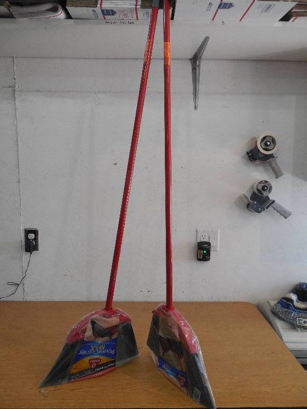 lot 98 image: (2) O-Cedar Power Corner Max Broom