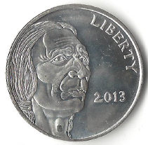 Native American 1 ounce Fine Silver