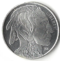 2013 Native American 1 ounce Fine Silver