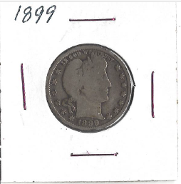 1899 Barber Quarter
