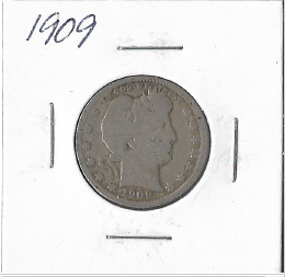 1909 Barber Quarter