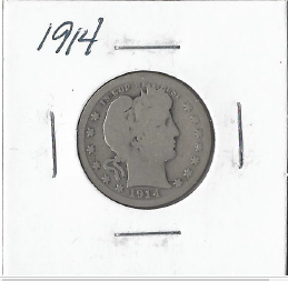 1914 Barber Quarter