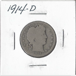 1914-D Barber Quarter