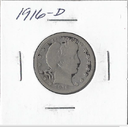 1916-D Barber Quarter