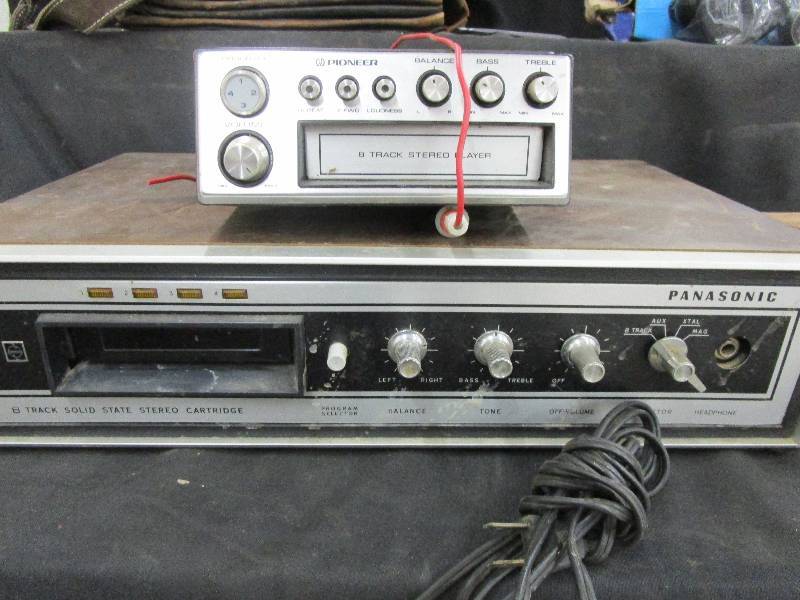 Pioneer 8 Track and Panasonic 8 Track