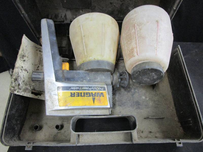 Power Painter Spray Gun Head and Containers, Not Tested