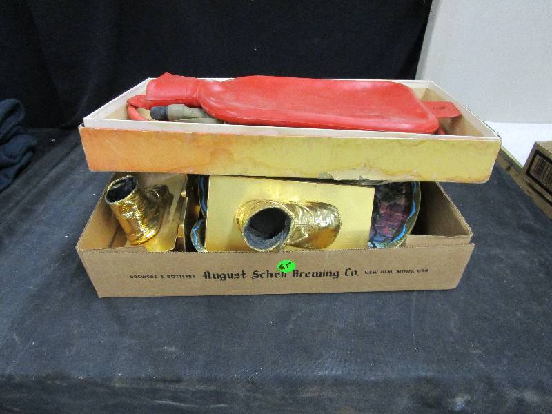 Souveneir Metal Plates, Hot Water Bottles