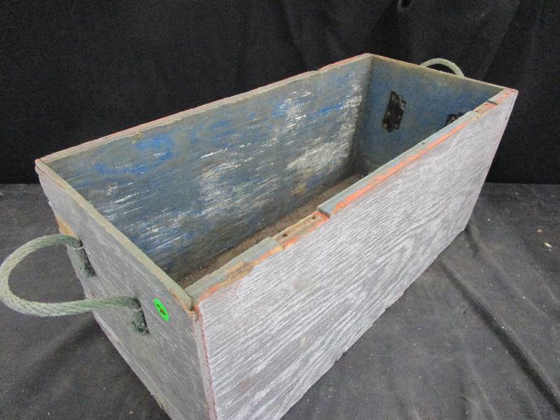Wooden Box With Handles 22 12 X 10 10 14 Deep