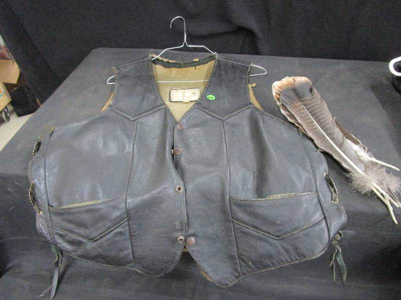 Large Leather Vest