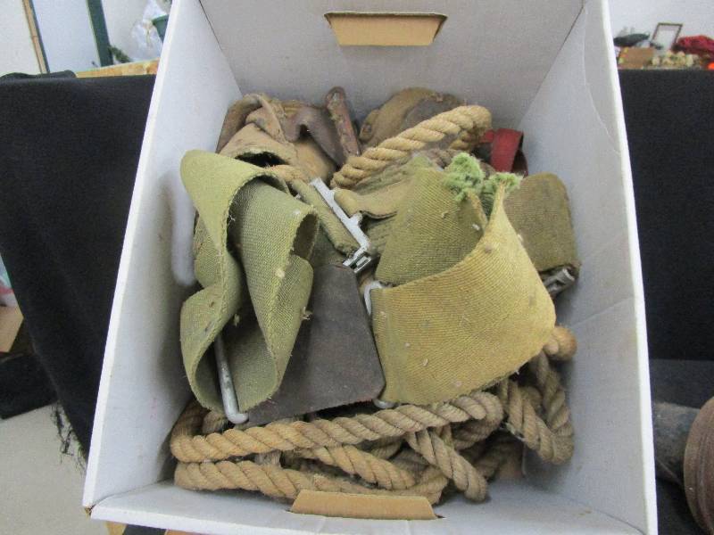 Rope, Straps, Old Tool Belt