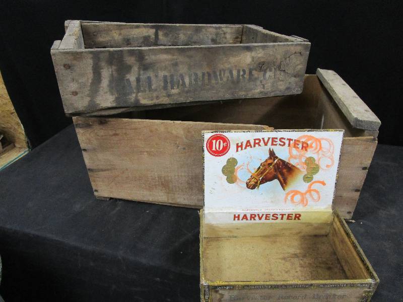 Assorted Wood Boxes