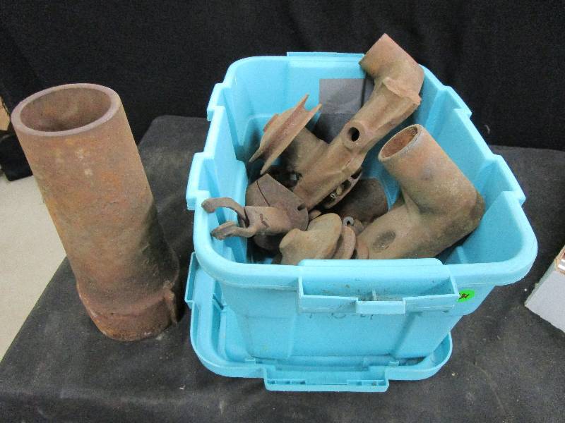 Rusty Pulleys and Old Water Pump